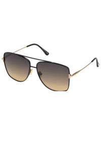 Eyewear: Reggie FT0838 Shiny black/Grad Smoke