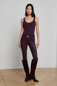 Adira Scoopneck Tank Dark Malbec