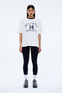 Mel Ringer Tee Vintage White