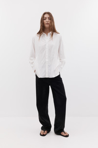 Blouses: Painter Shirt Off-White