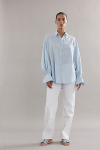 New: Sonny Shirt Blue Cotton