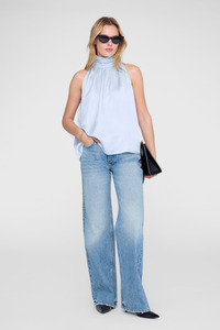 Tops: Marie Top Pale Blue