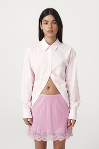 Tops: Ramona Tie Back Shirt Powder Pink