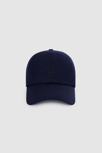 Accessories: Jeremy Baseball Cap Navy Wool