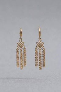 Jewellery: Ether Earrings Gold