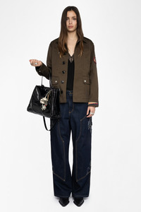 Kid Cotton Jacket Moss