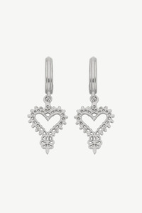 Jewellery: Mini Gypsy Heart Earrings Sterling Silver