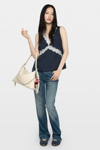 Zadig And Voltaire: Tasao Silk Camisole Encre