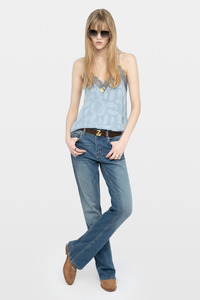 Zadig And Voltaire: Christy Paisley Camisole Sky
