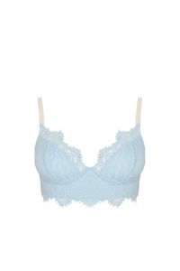 Lingerie: Dolly Full Support Lace Bra Bb Blue