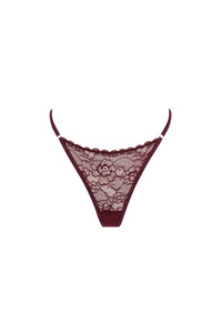 Lingerie: Rosie Thong Raisin