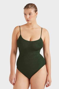 Coverage Pamela Swim Metallic Khaki