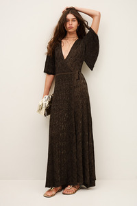 Weena Midi Dress Chocolate