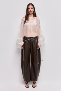 New: Harper Barrel Pants Chocolate