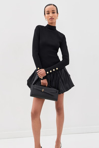New: Elodi Knit Mini Dress Black