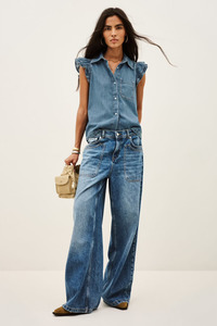 Yoyo Denim Shirt Blue