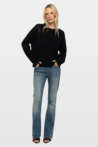 Knitwear: Markuz Sweater Snake Black