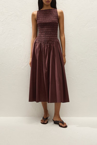 Luce Midi Dress Port