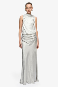 Dresses: Juna Maxi Dress Silver