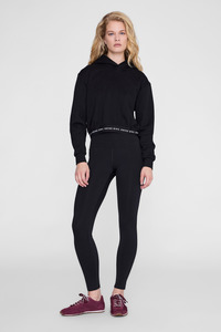Dany Cropped Hoodie Black