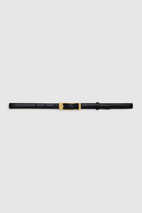 Accessories: Elly Belt Smooth Leather Black
