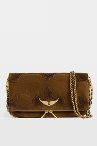 Accessories: Rock Western Clutch Cognac