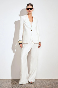 Jackets And Coats: Crest Jacket Alabaster