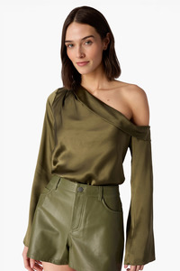 Cami Nyc: Celeste Asymmetrical Top Camouflage