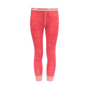 Kids Skiing Clothing: DUO ACTIVE KID LONG JOHNS POPPY