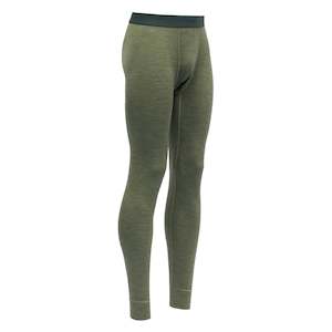 Mens Woollongjohns Clothing: BREEZE MAN LONG JOHNS LICHEN MELANGE