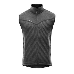 Mens Woolvest Clothing: TINDEN SPACER MAN VEST ANTHRACITE