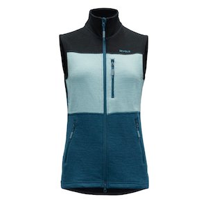 Womens Woolvest Clothing: THERMO WOOL VEST WMN ‘FLOOD/CAMEO/INK’