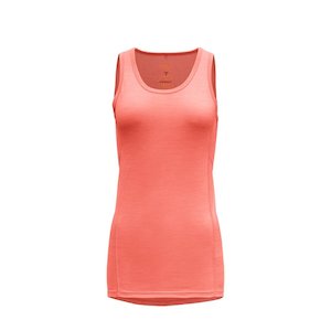 RUNNING MERINO 130 SINGLET  WOMAN CORAL