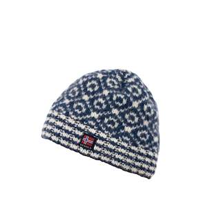 Mens Outdoor Clothing: SVALBARD BEANIE NIGHT/OFFWHITE