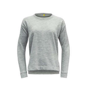 Womens Woolsweater Clothing: NIBBA WOMAN SWEATER GREY MELANGE