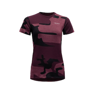 KLOVSTIEN MERINO TEE WOMAN BEETROOT