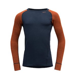 DUO ACTIVE MERINO 205 SHIRT MAN FLAME/INK