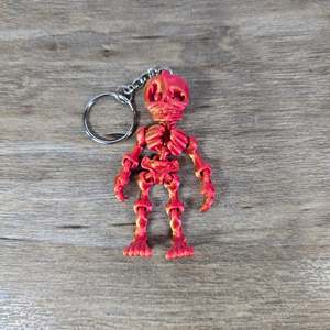 Flexible Skeleton Keychain