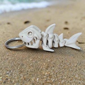 Keychains: Skeleton Shark Keychain