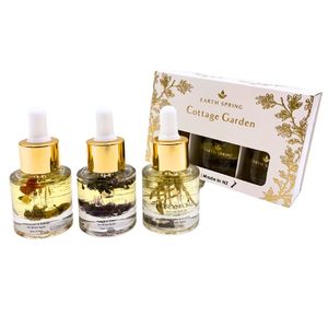 Products: Earth Spring Face & Body Oil Cottage Garden Trio of Oils – 3 × 15 mL - oceaniabeauty