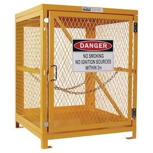 Gas Cages: Fork Lift Gas Cylinder Cage - 4 Fork Lift Cylinders - Flat Pack