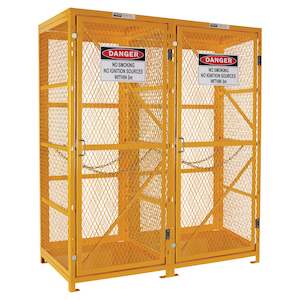 Gas Storage Lockers: Gas Cylinder Cage - 18 G size cylinders