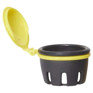 Shower Eyewash Spare Parts: Pratt Rubber Eyewash Cup With Yellow Dust Cap Suits All Elite Eyewash