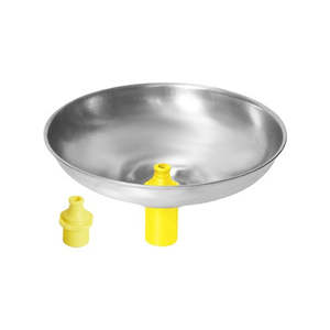 Shower Eyewash Spare Parts: Pratt S/Steel Shower Head With Swirltec Nozzle Suits SE693