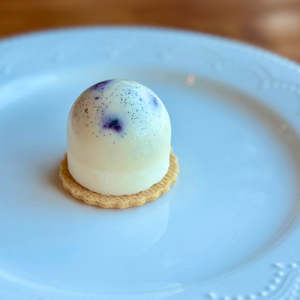 Mini Cakes Petit Fours Christchurch: Blueberry Panna Cotta Petit Four