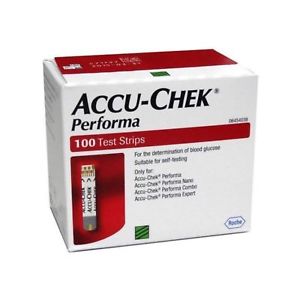 Testing Strip: Accu-Chek Performa - 100 Test Strips.