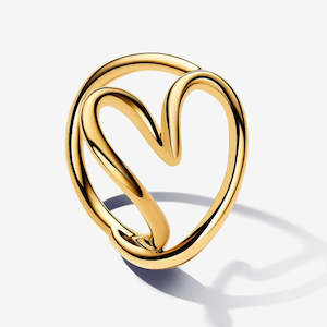 Organically Shaped Heart Ring