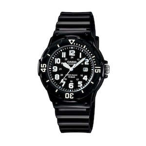 Ladies Watches: Casio Analog Watch in Black LRW200H-1B