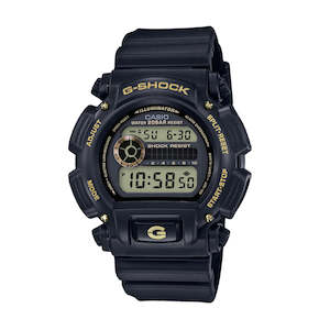 G Shock: G-Shock Digital Black Gold Watch, Gold 200m Water resistant, Alarm Stopwatch