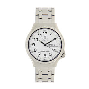 Adina Mens Stainless Steel Country Master Watch